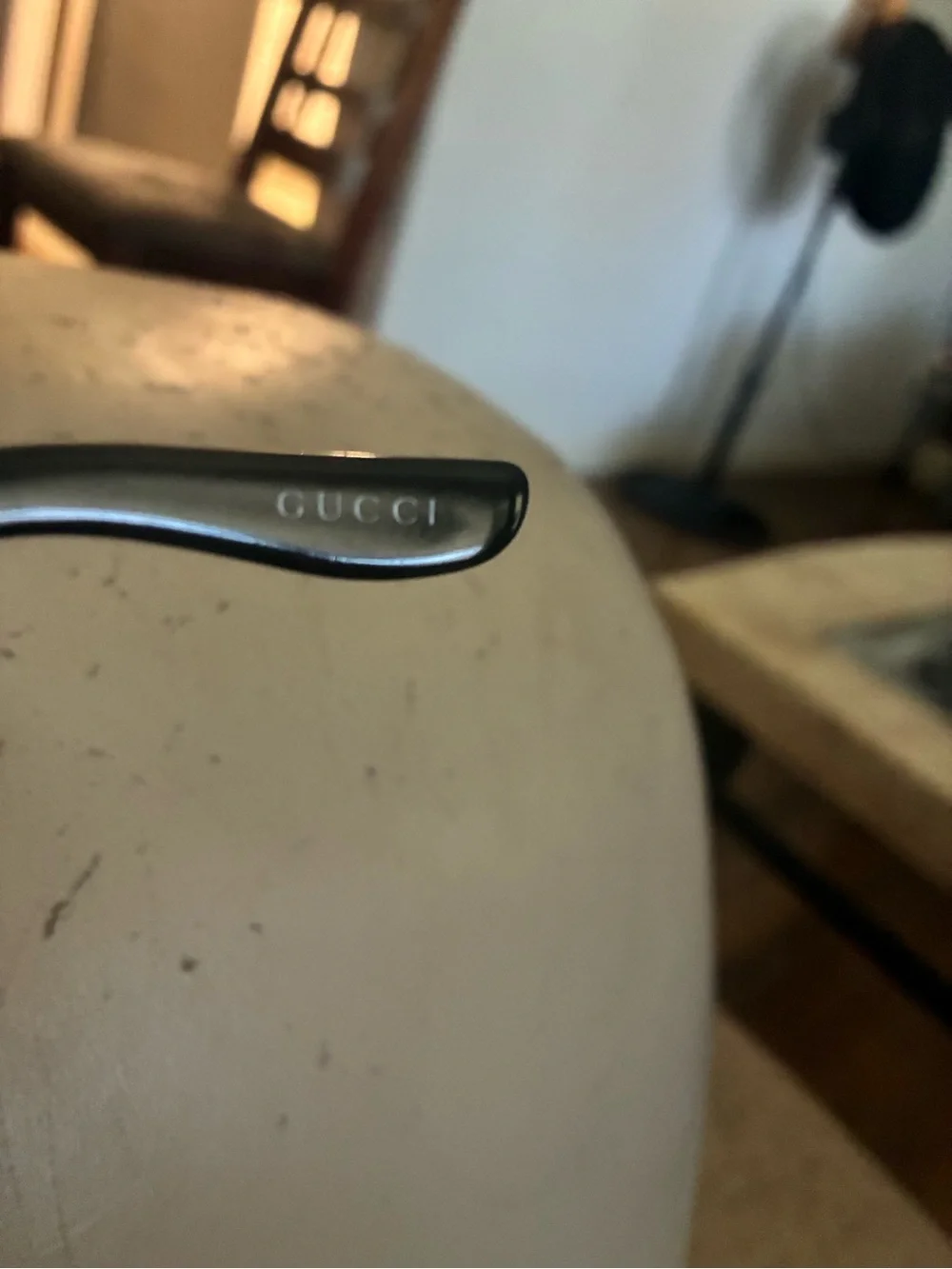 Gucci Black Sunglasses with Gold Double-G Logo